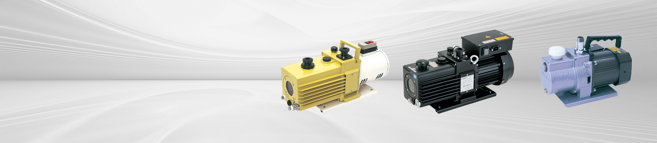 Oil rotary vacuum pumps